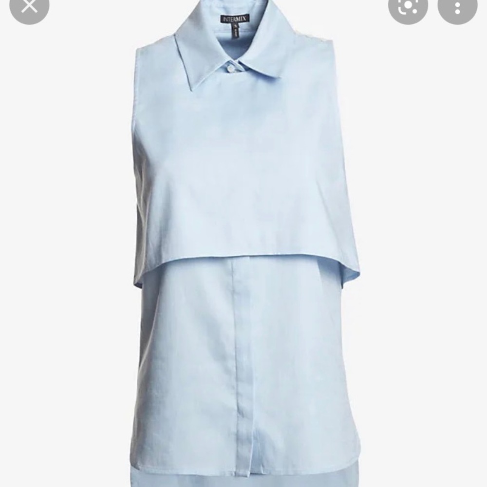 Intermix Dena chambray shirt